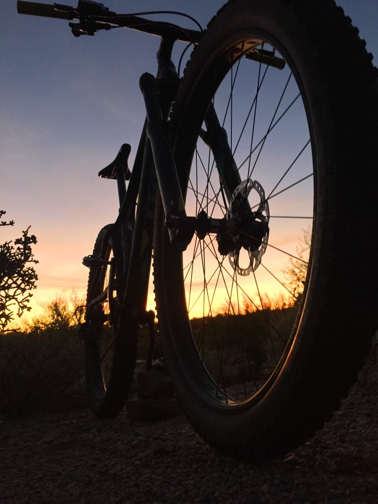 I never had time for a long night ride, but found myself coming home at dusk more than once.